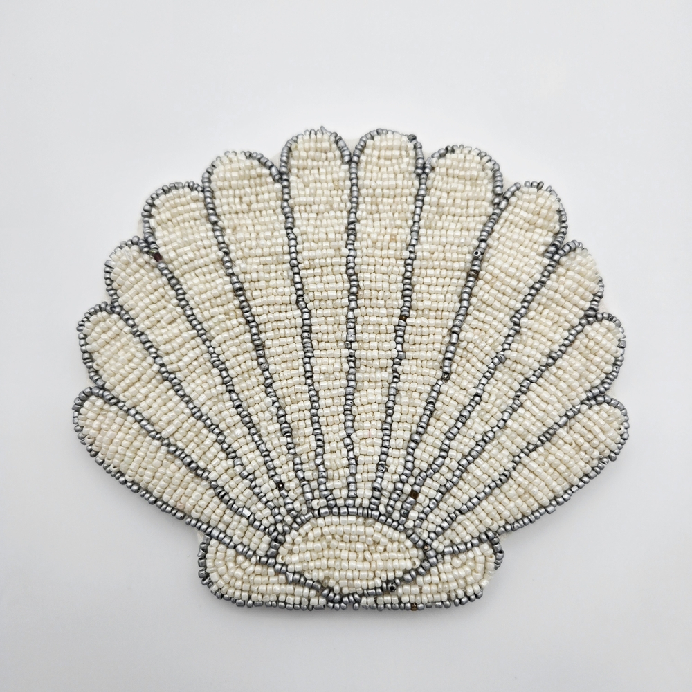 Beaded Shell Coin Purse